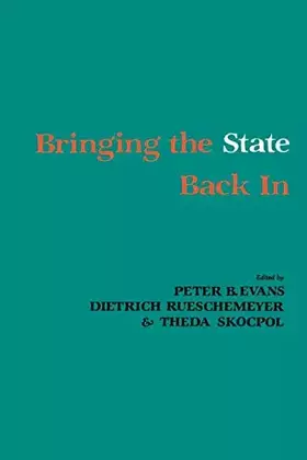 Couverture du produit · Bringing the State Back in