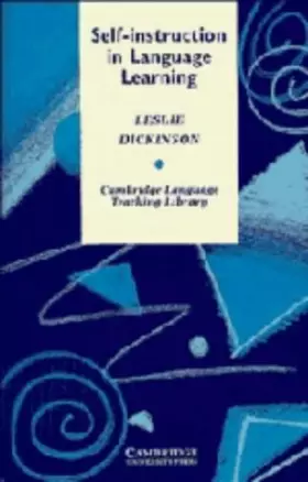 Couverture du produit · Self-instruction in Language Learning.