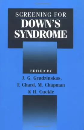 Couverture du produit · Screening for Down's Syndrome