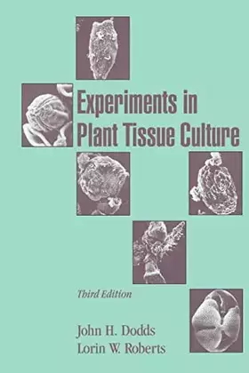 Couverture du produit · Experiments in Plant Tissue Culture