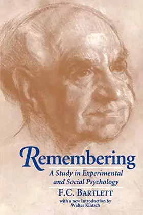 Couverture du produit · Remembering: A Study in Experimental and Social Psychology