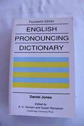 Couverture du produit · English Pronouncing Dictionary