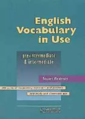 Couverture du produit · English Vocabulary in Use Pre-intermediate and Intermediate