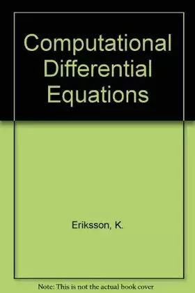 Couverture du produit · Computational Differential Equations
