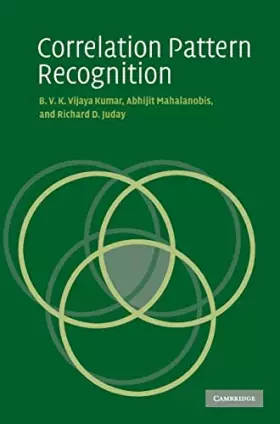Couverture du produit · Correlation Pattern Recognition