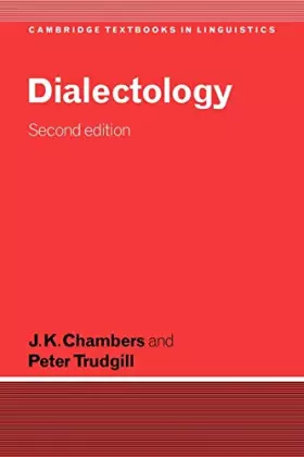 Couverture du produit · Dialectology