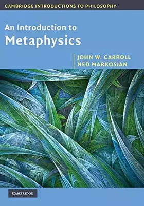 Couverture du produit · An Introduction to Metaphysics (Cambridge Introductions to Philosophy)