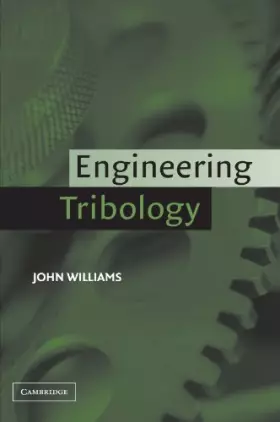 Couverture du produit · Engineering Tribology
