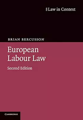 Couverture du produit · European Labour Law 2ed