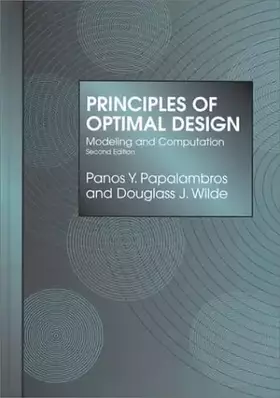 Couverture du produit · Principles of Optimal Design: Modeling and Computation