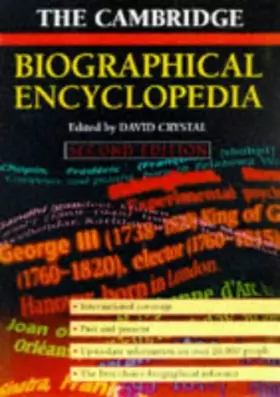 Couverture du produit · The Cambridge Biographical Encyclopedia