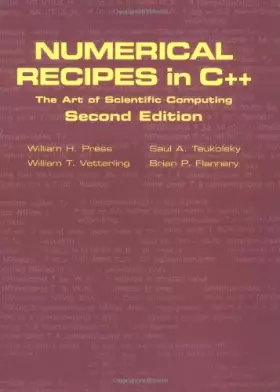 Couverture du produit · Numerical Recipes in C++: The Art of Scientific Computing