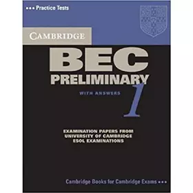 Couverture du produit · Cambridge BEC Preliminary 1