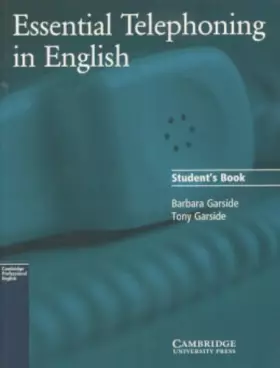 Couverture du produit · Essential Telephoning in English Student's book