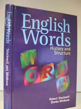 Couverture du produit · English Words: History and Structure