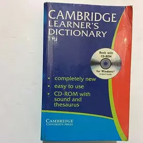 Couverture du produit · Cambridge Learner's Dictionary with CD-ROM