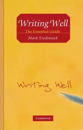Couverture du produit · Writing Well: The Essential Guide