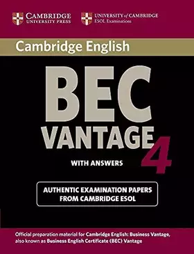 Couverture du produit · Cambridge Bec 4 Vantage