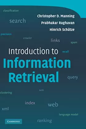 Couverture du produit · Introduction to Information Retrieval