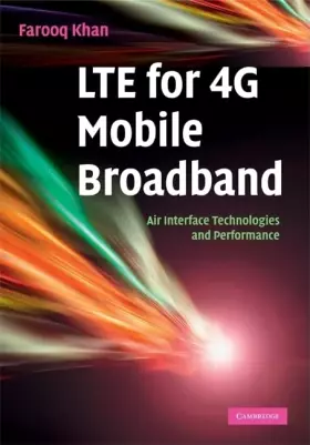 Couverture du produit · LTE for 4G Mobile Broadband: Air Interface Technologies and Performance