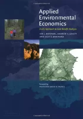 Couverture du produit · Applied Environmental Economics: A GIS Approach to Cost-Benefit Analysis