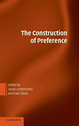 Couverture du produit · The Construction of Preference