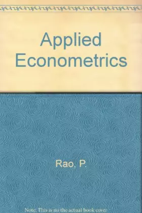 Couverture du produit · Applied Econometrics
