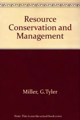 Couverture du produit · Resource Conservation and Management