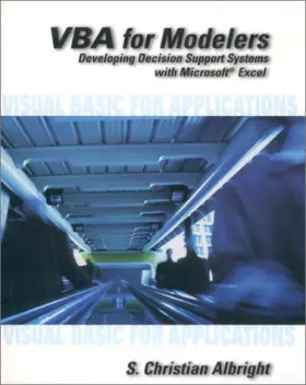 Couverture du produit · VBA for Modelers: Developing Decision Support Systems Using Management Science