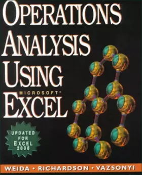 Couverture du produit · Operations Analysis Using Microsoft Excel