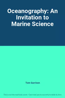 Couverture du produit · Oceanography: An Invitation to Marine Science