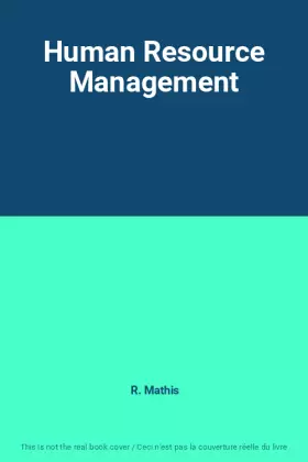 Couverture du produit · Human Resource Management
