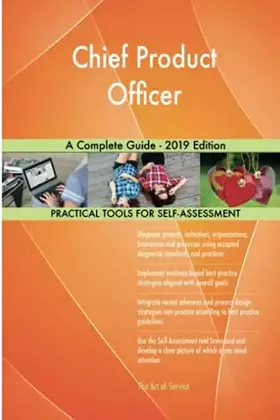 Couverture du produit · Chief Product Officer A Complete Guide - 2019 Edition