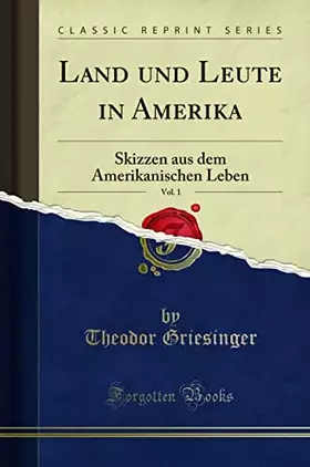 Couverture du produit · Land und Leute in Amerika, Vol. 1