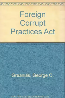 Couverture du produit · Foreign Corrupt Practices Act