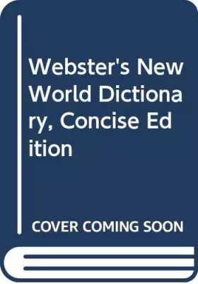 Couverture du produit · Webster's New World Dictionary, Concise Edition