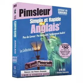 Couverture du produit · Pimsleur Simple et Rapide Anglais Audio Book [CD]