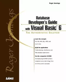 Couverture du produit · Roger Jennings' Database Developer's Guide with Visual Basic 6