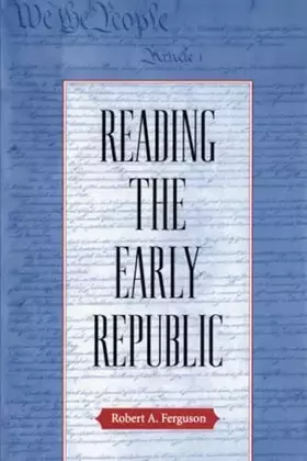 Couverture du produit · Reading the Early Republic