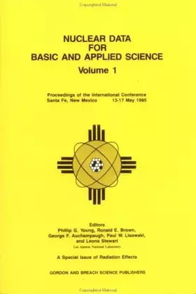 Couverture du produit · Nuclear Data For Basic 7 Appli (Radiation Effects)