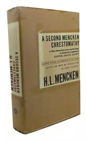 Couverture du produit · A Second Mencken Chrestomathy
