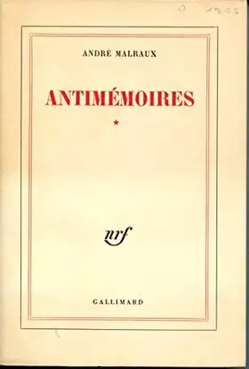 Couverture du produit · Antimemoires