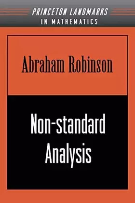 Couverture du produit · Non-standard Analysis