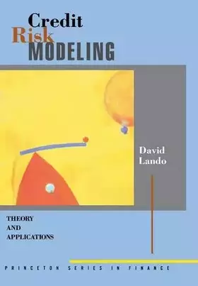 Couverture du produit · Credit Risk Modeling - Theory and Applications