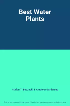 Couverture du produit · Best Water Plants