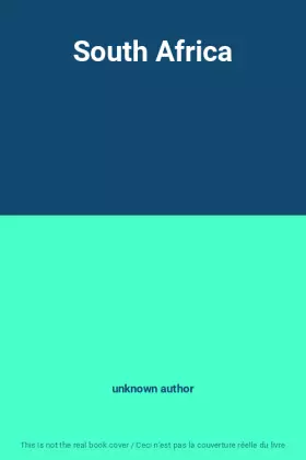 Couverture du produit · South Africa