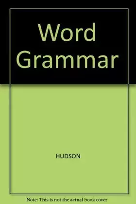 Couverture du produit · Word Grammar