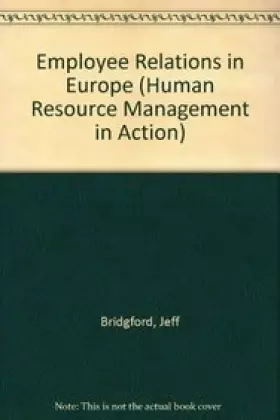 Couverture du produit · Employee Relations in Europe