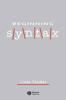 Couverture du produit · Beginning Syntax