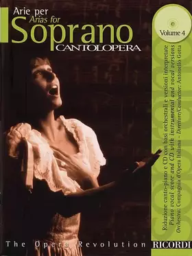 Couverture du produit · Cantolopera: Arias for Soprano Volume 4: Book/CD with Full Orchestra Accompaniments